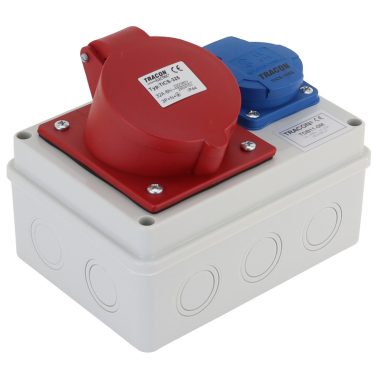 TRACON TDB11-0M Csatlakozó doboz, védelem nélkül Out:1×SCHUKO+1×32A(3P+N+E)