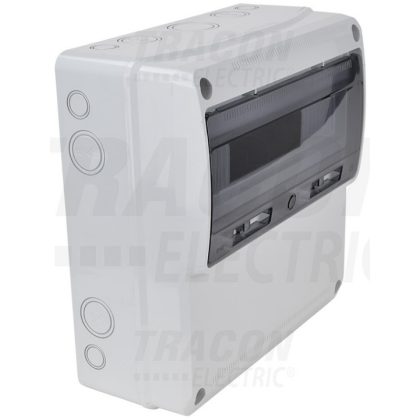   TRACON TDB333315 Empty industrial junction box with mounting rail, ABS 16mod, H × W × D = 330 × 330 × 155