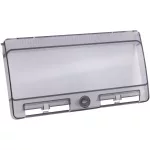   TRACON TDBW12 Füstszínű ajtó ipari csatlakozó dobozokhoz 23cm x 12cm x 2cm