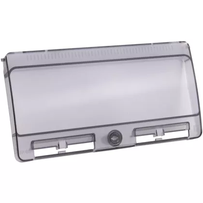   TRACON TDBW12 Füstszínű ajtó ipari csatlakozó dobozokhoz 23cm x 12cm x 2cm