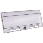   TRACON TDBW16B Füstszínű ajtó ipari csatlakozó dobozokhoz 30,5cm x 13,5cm x 2cm