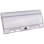   TRACON TDBW16B Füstszínű ajtó ipari csatlakozó dobozokhoz 30,5cm x 13,5cm x 2cm