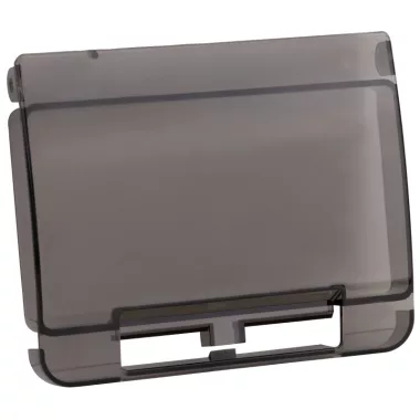 TRACON TDBW6 Füstszínű ajtó ipari csatlakozó dobozokhoz 11,8cm x 9,7cm x 1,825cm