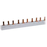  TRACON TFSS-3-36 Soroló sín, csapos kivitelű max.63A, 230/400VAC, 3P, 36mod, 640mm