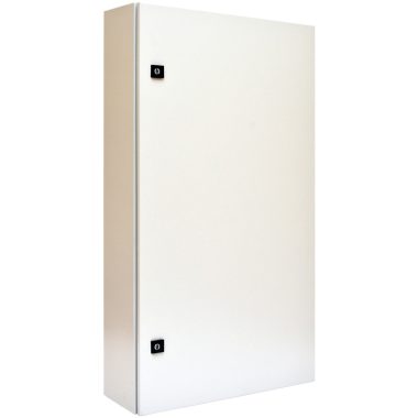 TRACON TGEF6010520 Fémajtós fém elosztószekrény W×L×H=600×1050×200 / 144M (6×24) , IP54