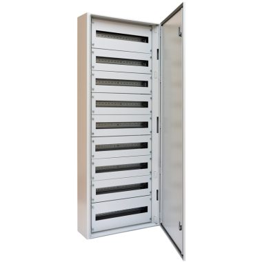 TRACON TGEF6015025 Fémajtós fém elosztószekrény 600×1500×250 / 216M (24×9 rows)