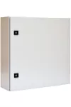 TRACON TGEF606020 Fémajtós fém elosztószekrény W×L×H=600×600×200 / 72M (3×24), IP54