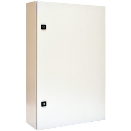   TRACON TGEF609020 Fémajtós fém elosztószekrény W×L×H=600×900×200 / 120M (5×24) , IP54