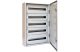 TRACON TGEF609020 Fémajtós fém elosztószekrény W×L×H=600×900×200 / 120M (5×24) , IP54