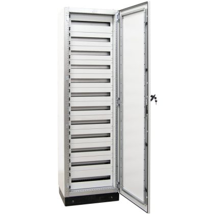 TRACON TGEFM6021040M Moduláris (sorolható)fém elosztószekrény DIN-Rail modulokkal W×L×H=60