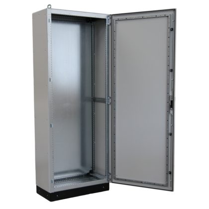   TRACON TGEFM8021040 Moduláris (sorolható) fém elosztószekrény teli szerelőlappal W×L×H=800×2100×400 / IP54