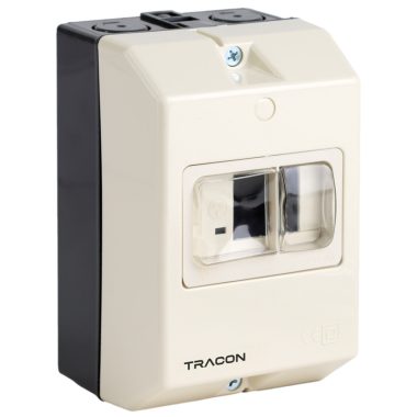 TRACON TGV3-T2 Falon kívüli műanyag tokozat,TGV3-hoz IP55