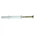   TRACON THC8100 Hosszított tipli+csavar, szürke M8×100mm, PA6.6