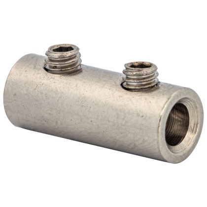   TRACON THCS6 Szigeteletlen toldóhüvely csavarral, ónozott 6mm2, (d1=4,5mm, L=20,5mm)