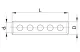 TRACON THCS6 Szigeteletlen toldóhüvely csavarral, ónozott 6mm2, (d1=4,5mm, L=20,5mm) - 2