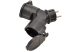 TRACON TICS-212GD Többférőhelyes átalakító csatlakozó, fekete 250 VAC, 16 A, 2xSCHUKO, max