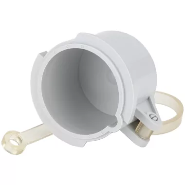 TRACON TICSCAP125345 Vízálló takarósapka csatlakozódugóhoz TICS-043..,TICS-044..,TICS-045..,(125A,3P/4P/5P)d=84mm, IP67