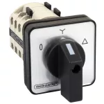   TRACON TKM-63/C-S Közvetlen Y-D motorkapcsoló segédérintkezővel 400V, 50Hz, 63A, 18,5kW, 64×64mm