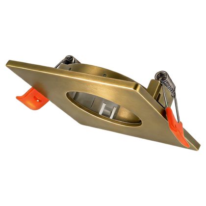   TRACON TLCPNG Süllyesztett spot lámpatest, négyzetes, arany 80x80x25mm