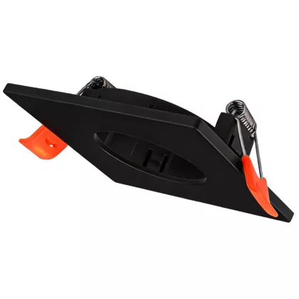   TRACON TLCPSB Süllyesztett spot lámpatest, négyzetes, fekete 80x80x25mm