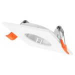   TRACON TLCPSW Süllyesztett spot lámpatest, négyzetes, fehér 80x80x25mm