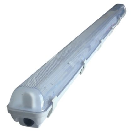   TRACON TLFVLED106 Protected luminaire for LED tubes, single-sided power supply 230V, 50 Hz, G13, 600 mm, IP65, ABS / PC, EEI = A ++, A +, A