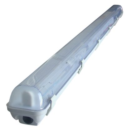   TRACON TLFVLED112 Protected luminaire for LED tubes, single-sided power supply 230V, 50 Hz, G13, 1200 mm, IP65, ABS / PC, EEI = A ++, A +, A