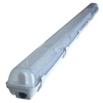   TRACON TLFVLED115 Protected luminaire for LED tubes, single-sided power supply 230V, 50 Hz, G13, 1500 mm, IP65, ABS / PC, EEI = A ++, A +, A