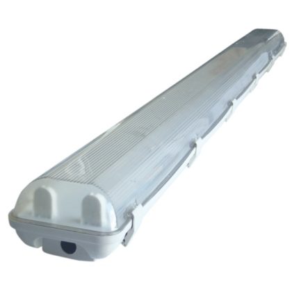   TRACON TLFVLED206 Protected luminaire for LED tubes, single-sided power supply 230V, 50 Hz, G13, 600 mm, IP65, ABS / PC, EEI = A ++, A +, A
