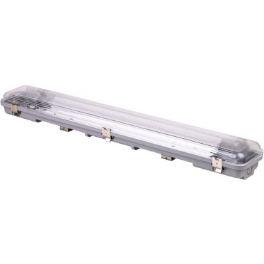 TRACON TLFVLEDN206 Védett lámpatest LED csövekhez, egyoldalas betáp 230 V, 50 Hz, G13, 600 mm, IP65, ABS/PC