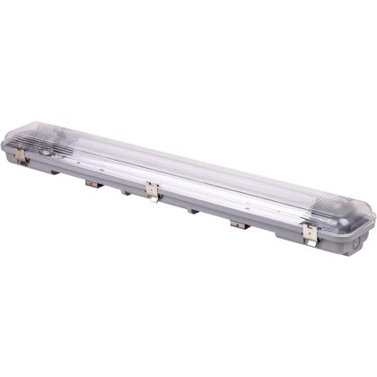   TRACON TLFVLEDN206 Védett lámpatest LED csövekhez, egyoldalas betáp 230 V, 50 Hz, G13, 600 mm, IP65, ABS/PC