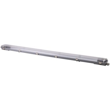 TRACON TLFVLEDN212 Védett lámpatest LED csövekhez, egyoldalas betáp 230 V, 50 Hz, G13, 1200 mm, IP65, ABS/PC,