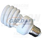   TRACON TLKF-RS-E27-20W Kompakt fénycső, rövid spirál 230V, 50Hz, E27, 20W, 2700K, 1200lm, 8000h