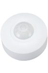 TRACON TMB-011IP Védett mozgásérzékelő, mennyezetre, fehér 230V, 50 Hz, 1200W, 360°, 1-6m, 10s-15min, 3-2000lux, IP44
