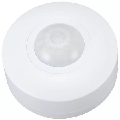   TRACON TMB-011IP Protected motion sensor, for ceiling, white 230V, 1200 W, 360 °, 1-6 m, 10 s-15 min, 3-2000lux, IP44