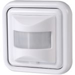 TRACON TMB-062 Mozgásérzékelő, süllyesztett,fehér 230V, 50Hz, 500W, 190°, 1-9m, 10s-7min, 