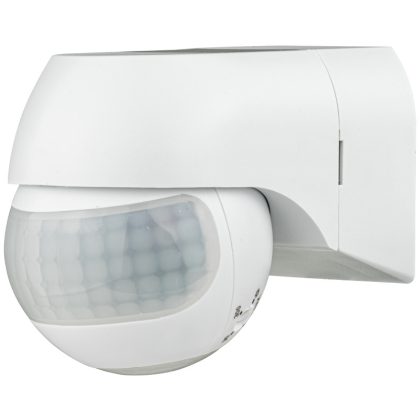 TRACON TMB-112X Mozgásérzékelő, infra, falon kívüli, fehér 220-240 VAC, 12 m, 360°, 10 s-1