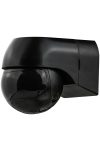 TRACON TMB-112XB Mozgásérzékelő, infra, falon kívüli, fekete 220-240 VAC, 12 m, 360°, 10 s-15 min, <3-2000 lx, IP44