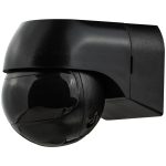 TRACON TMB-112XB Mozgásérzékelő, infra, falon kívüli, fekete 220-240 VAC, 12 m, 360°, 10 s