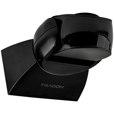TRACON TMB-115XB Mozgásérzékelő, infra, falon kívüli, fekete 220-240 VAC, 12 m, 360°, 10 s-15 min, <3-2000 lx, IP65