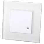   TRACON TMB-754 Mozgásérzékelő, radar, süllyesztett, fehér, üveg kerettel 220-240 VAC, 15 m, 10 s-12 min, 0,1-2000 lux