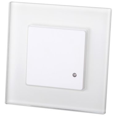 TRACON TMB-754 Mozgásérzékelő, radar, süllyesztett, fehér, üveg kerettel 220-240 VAC, 15 m, 10 s-12 min, 0,1-2000 lux