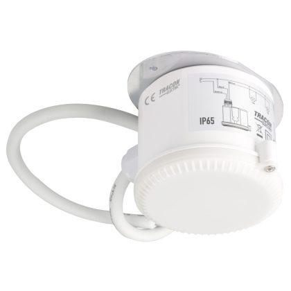   TRACON TMB-759 Mozgásérzékelő, mennyezeti, radaros, nagy magasságba 230V, 50Hz, 5,8GHz, 360°, 4-15m, 5s-30min, 3-2000lux, IP65