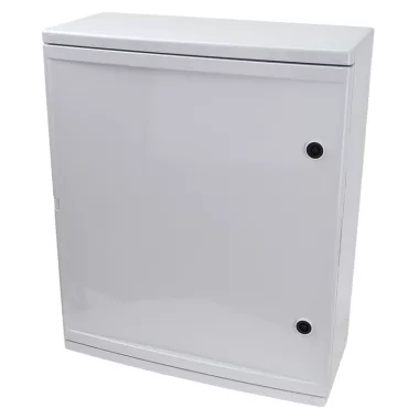 TRACON TME806026M Műanyag elosztószekrény maszkos 4x25 mod, HxWxD=800x600x260mm, IP65, IK10, 1000V AC/DC