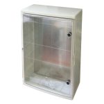   TRACON TME806026T Műanyag elosztószekrény átlátszó ajtóval HxWxD=800x600x260mm, IP65, IK10, 1000V AC/DC, RAL7035