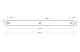 TRACON TMEK642 Oszloprögzítő készlet (Al) L×W×D=450×25×1,5mm
