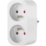   TRACON TNSM2-FR Okos csatlakozó adapter 2xFRENCH, 240VAC, 16A