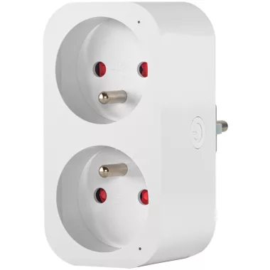 TRACON TNSM2-FR Okos csatlakozó adapter 2xFRENCH, 240VAC, 16A