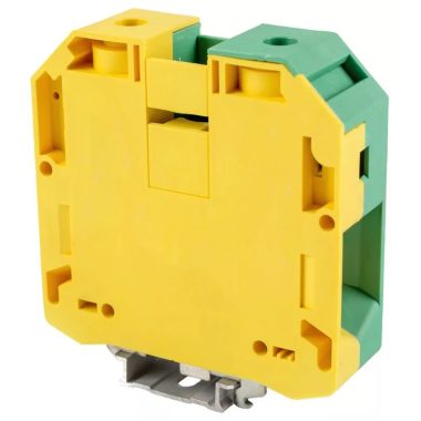 TRACON TSKA95JD Védővezető ipari sorozatkapocs, csavaros, sínre, zöld/sárga 1000V 230A 25-95 mm2