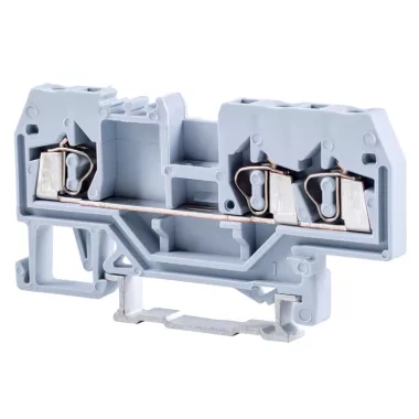 TRACON TSKC2,5/3 Fázisvezető ipari sorozatkapocs, rugós, sínre, szürke 800V 24A 0.08-2.5 mm2 3P
